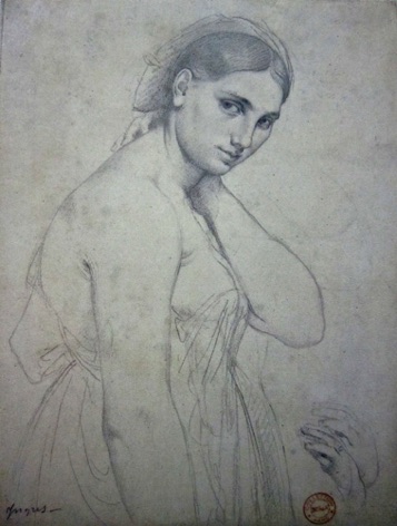 Ingres
Study for “Raphael and Fornarina”